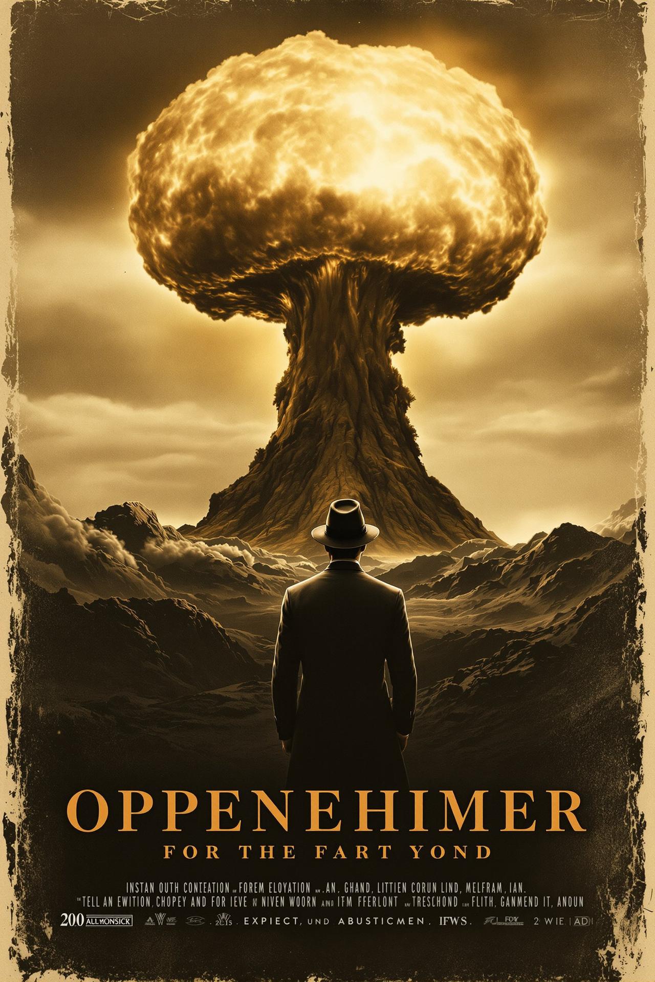 奥本海默 (2023) - 矿桥影视 奥本海默 - Oppenheimer 矿桥影视经典影片海报