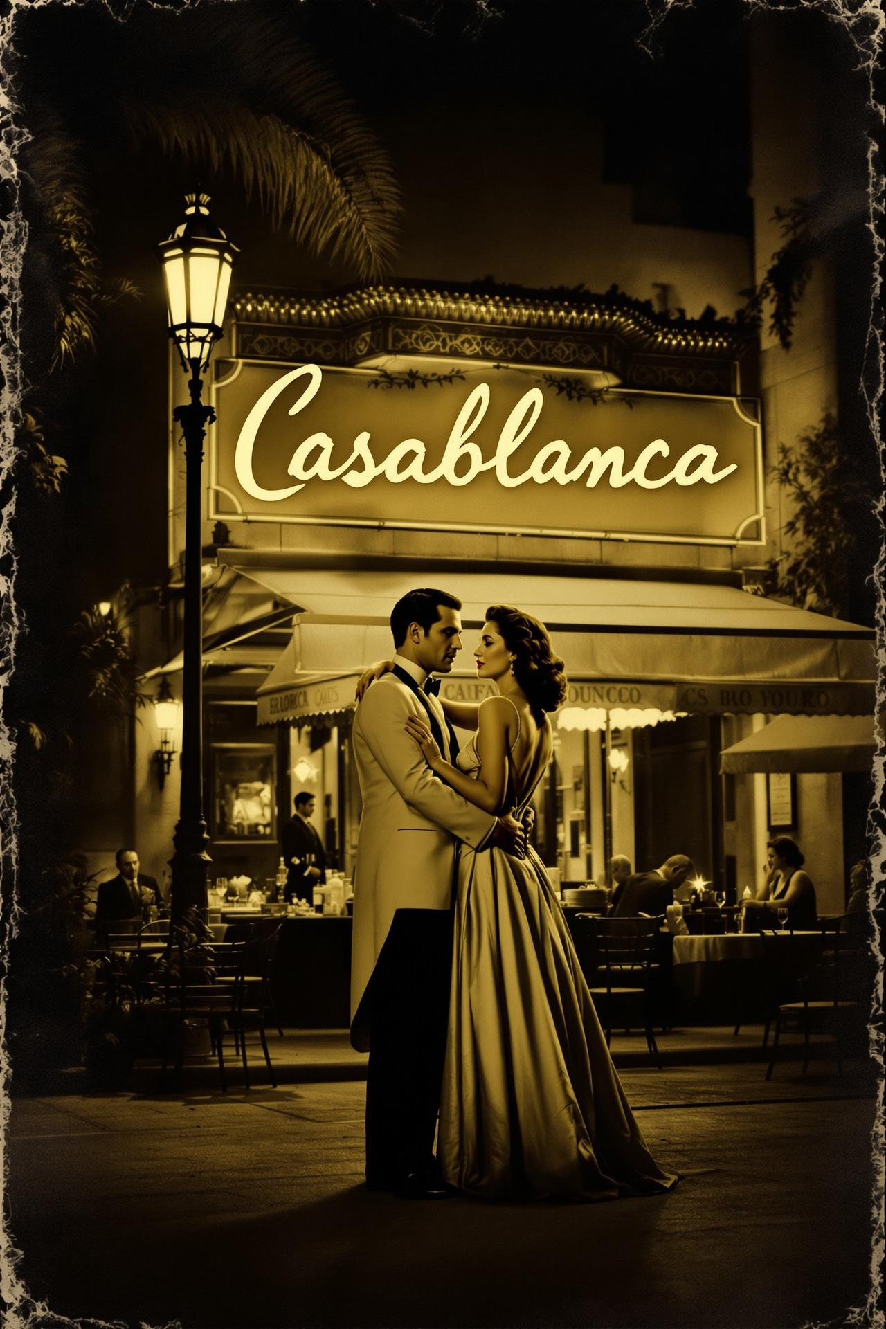 卡萨布兰卡 (1942) - 矿桥影视 卡萨布兰卡 - Casablanca 矿桥影视经典影片海报